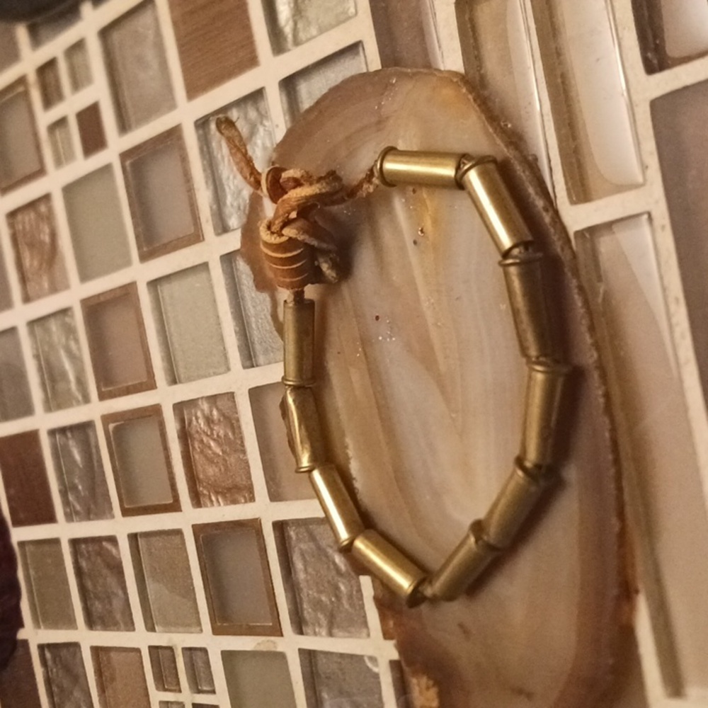 Artisan Shell Casings Unique bracelet